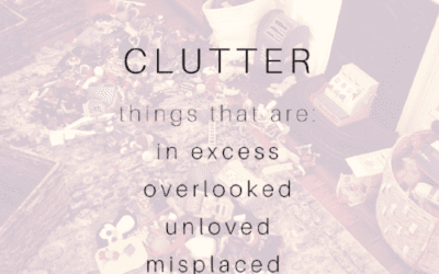 How Clutter is Made