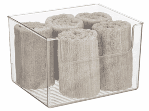 Simple Clear acrylic organizer bin